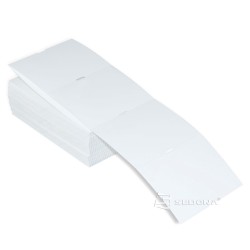  45 x 330 mm White Shelf Thermal Transfer Label Rolls (445 label/roll)