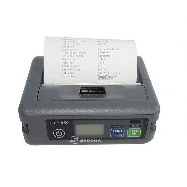 POS Portable Printer Datecs DPP450 Bluetooth