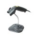 1D Wired Barcode Scanner Zebra Symbol LS1203 USB Black Stand