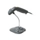 1D Wired Barcode Scanner Zebra Symbol LS1203 USB Black Stand