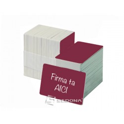 Color plastic card - 100 pieces package