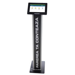 Floor Stand for 10” Tablet, Black, Customizable