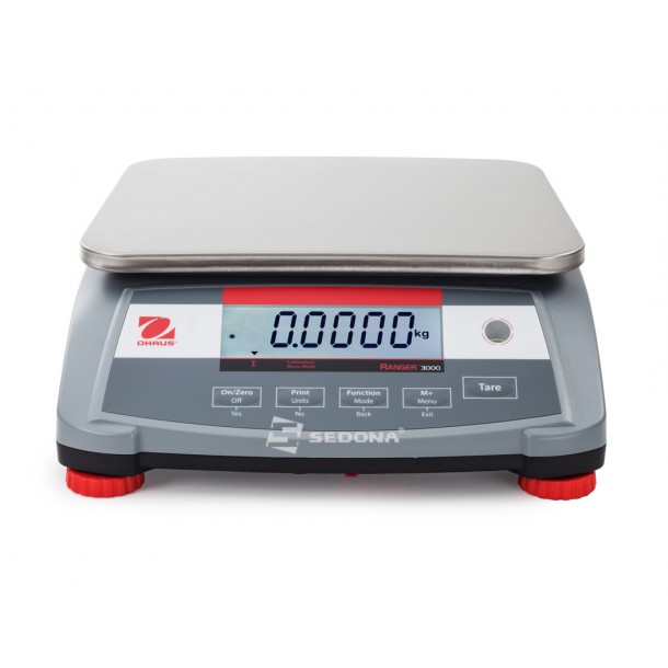 Check Weighing Scale Ohaus Ranger – 225 x 300 mm - 1,5/3/6/15/30 kg - without metrological approval