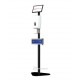 Floor Stand with Sanitizer Dispenser & Gloves Holder SN