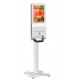 22” Kiosk with Automatic Sanitizer Dispenser