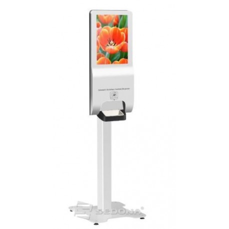 22” Kiosk with Automatic Sanitizer Dispenser