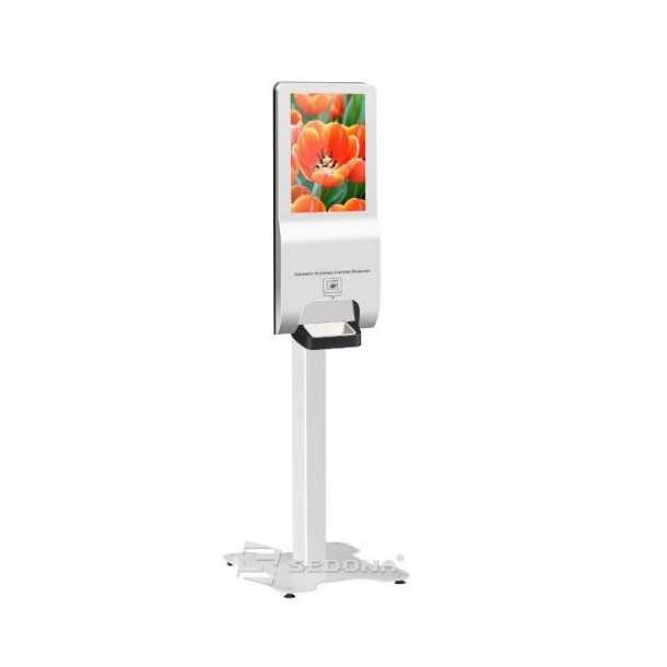 Kiosk HD 22” cu dozator dezinfectant cu senzor