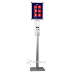 Floor stand with automatic dispenser and A3 click frame – Superior - IB390P