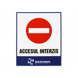 No Access Sign