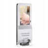 Infokiosk touchscreen DSD2150A cu dispenser dezinfectant automat 