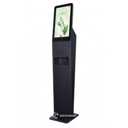 Infokiosk touchscreen DSD2150AF with automatic disinfectant dispenser