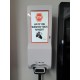 Infokiosk DSD2150A cu dispenser dezinfectant automat 
