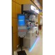 Infokiosk DSD2150A with automatic disinfectant dispenser