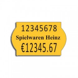 Price label gun 26 x 16 mm color labels