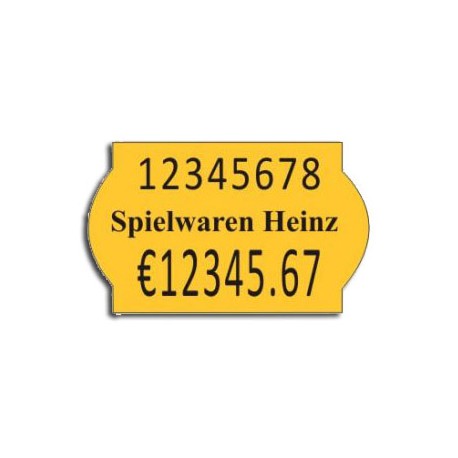 Price label gun 26 x 16 mm color labels