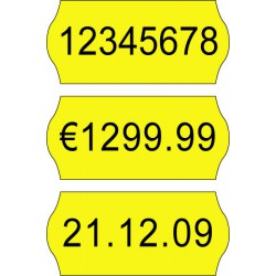 Price label gun 26 x 12 mm color labels