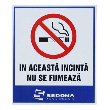 Placuta In aceasta incinta nu se fumeaza