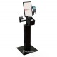 Floor stand for monitor, printer, terminal pos