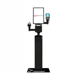 Floor stand for monitor, printer, terminal pos