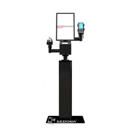 Floor stand for monitor, printer, terminal pos