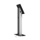 Floor stand Maken for tablet, with printer support, black