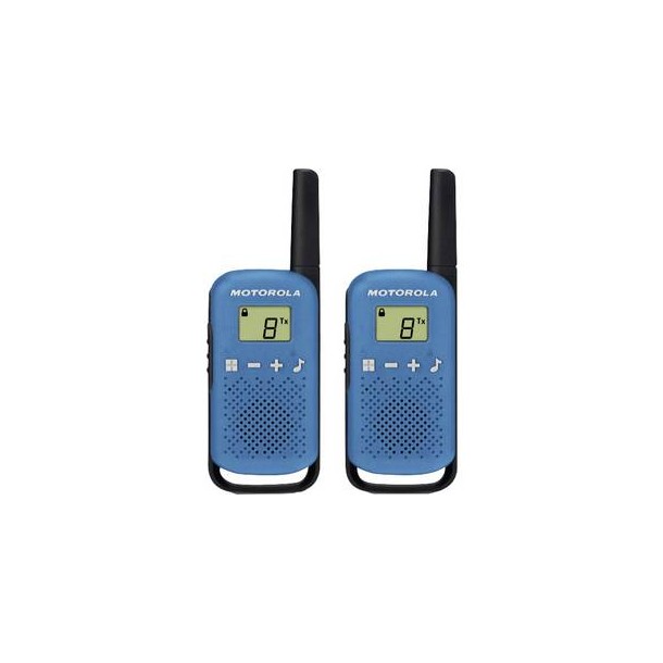 Walkie Talkie Motorola T42 Albastru/Rosu (2 bucati)