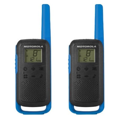 Walkie Talkie Motorola T62 Albastru/Rosu (2 bucati)