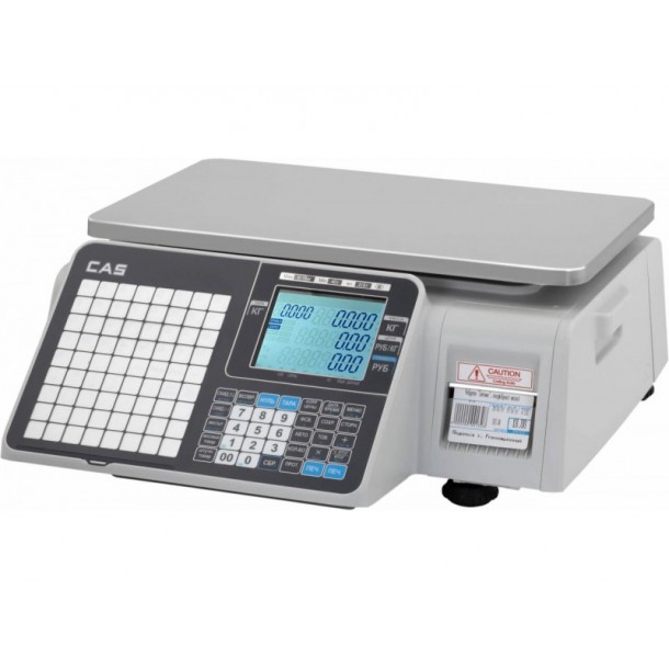 Labeling Scale CAS CL3000 30B 30Kg Flat