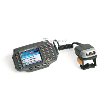 Terminal wearable cu cititor coduri 1D Zebra WT41N0 cu scanner pentru deget RS419