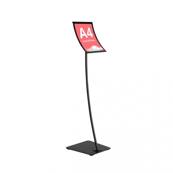 Menu Board Ark Negru cu folie magnetica anti-reflex A4