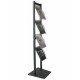 Stand with shelves for brochures, leaflets or A4 magazines, JJ DISPLAYS