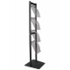 Stand with shelves for brochures, leaflets or A4 magazines, JJ DISPLAYS
