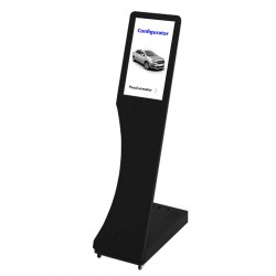 Stand L with LCD touch screen, 15 inches, JJ DISPLAYS