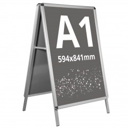 People Stopper, Aluminum profile board, JJ DISPLAYS