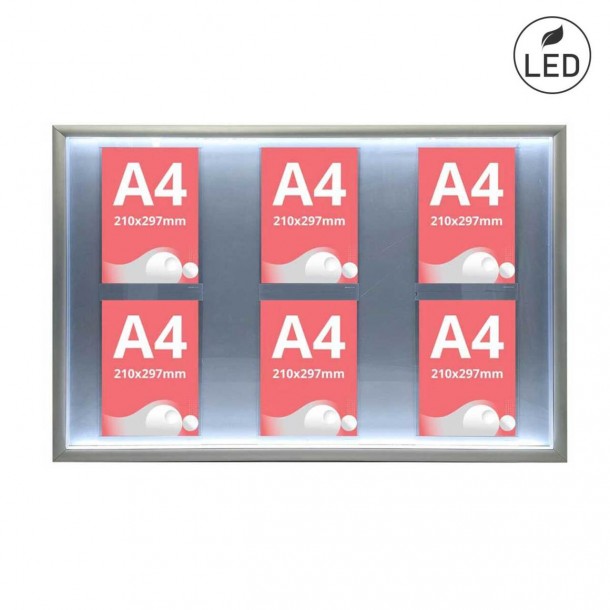 Avizier magnetic iluminat LED