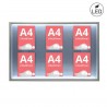Avizier magnetic iluminat LED
