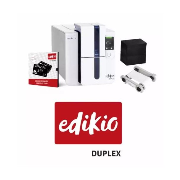 Evolis Edikio Duplex Bundle card printer, USB