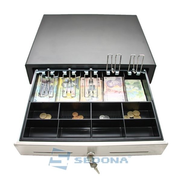 Cash Drawer Extra Large with Stainless Steel Front