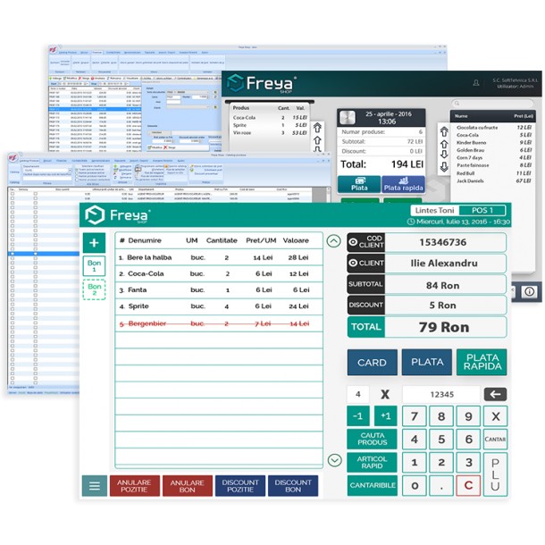 Program pentru magazin - Freya Shop