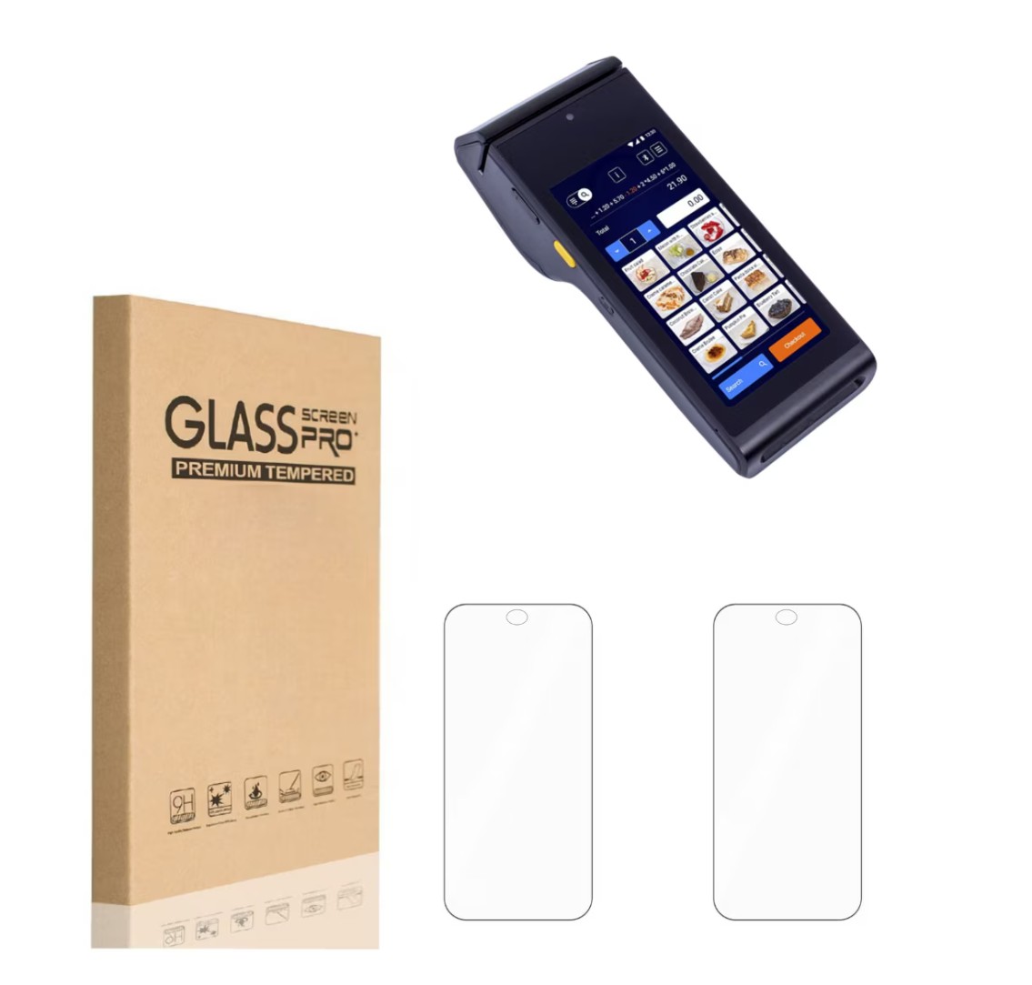 Folie de sticla protectie pentru casa de marcat Datecs BlueCash 50 (2 bucati)