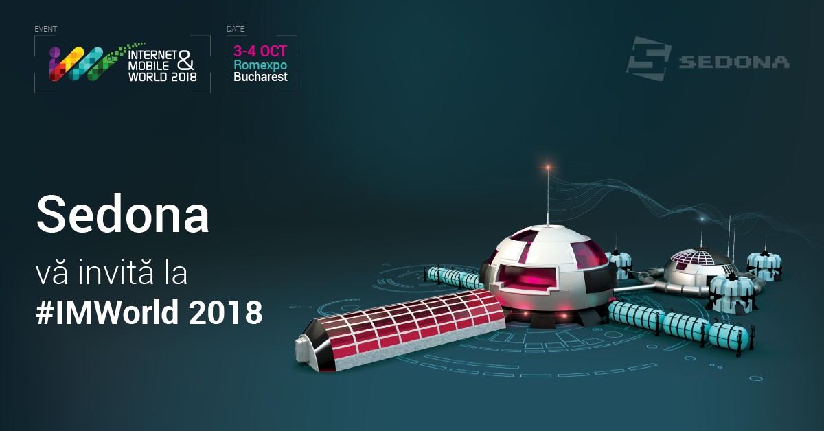 3-4 octombrie: Sedona va asteapta la Internet & Mobile World 2018
