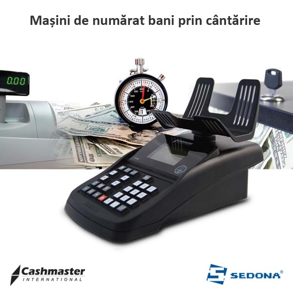 Nou! Masini de numarat bani prin cantarire de la Cashmaster