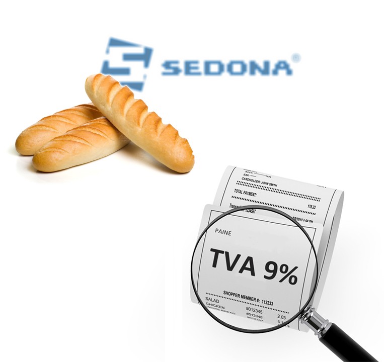 Schimbare gratuita a TVA-ului la articolele de panificatie pentru clientii SEDONA