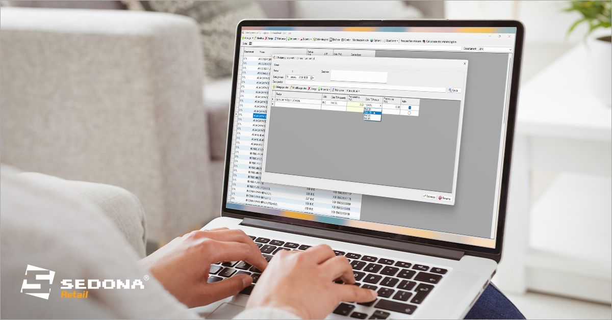 Cum Modifici Cotele de TVA in Sedona Retail