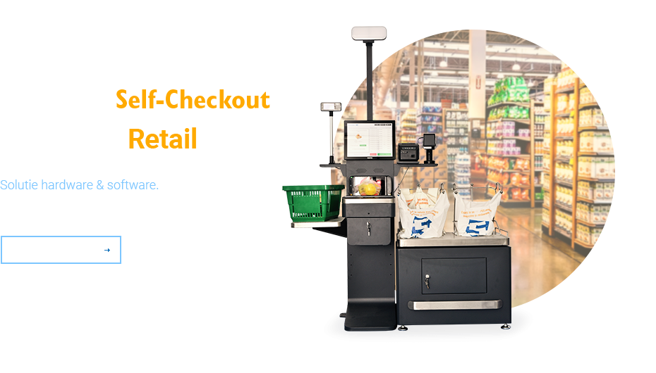 Self-checkout Sedona cu imprimanta fiscala, cititor Datalogic, cantar Dibal 15kg, program gestiune