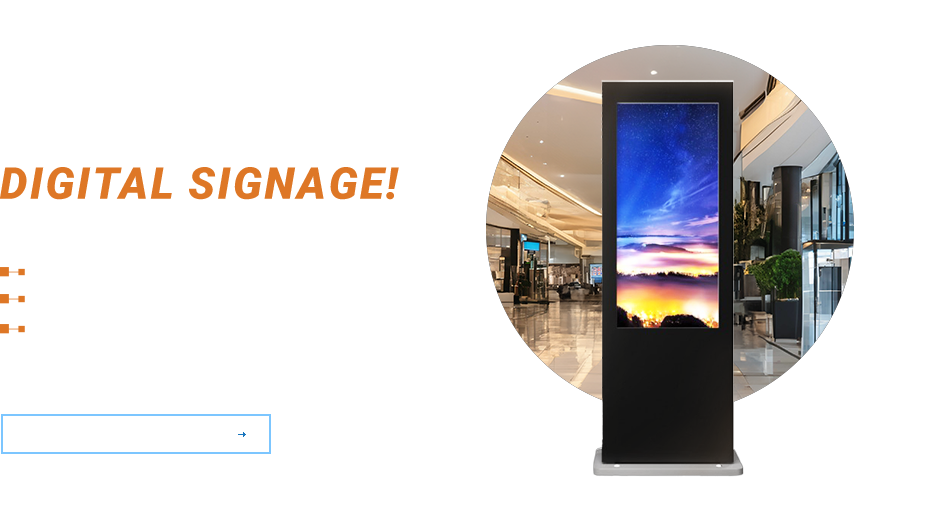 Maximizeaza vizibilitatea afacerii tale cu ecranele Digital Signage! Design atractiv.