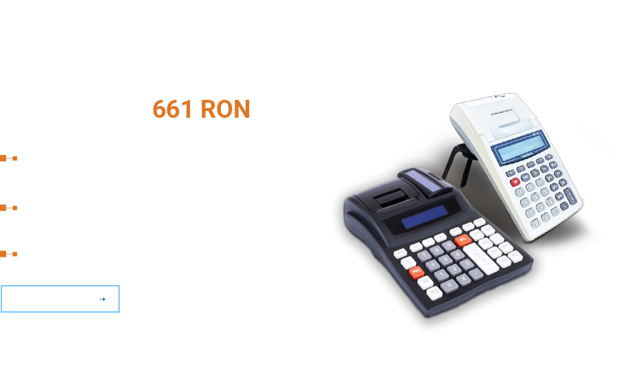 Datecs cash registers from 661Lei, VAT included