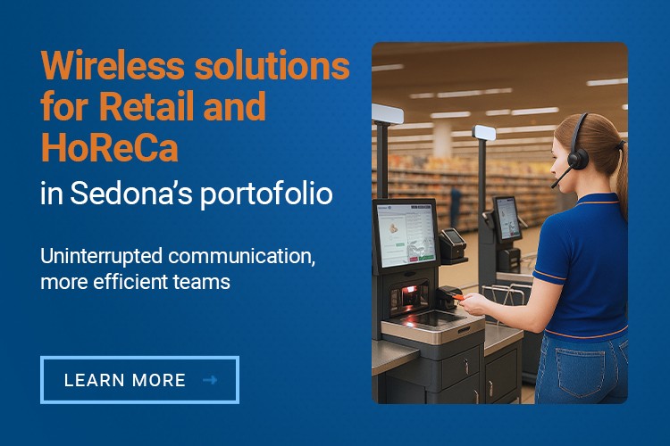 Comunicare rapida pentru retail si HoReCa: solutii wireless Sedona - Mobile
