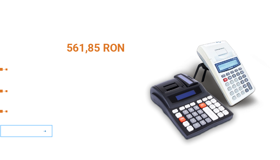 Datecs cash registers from 561,85Lei, VAT included