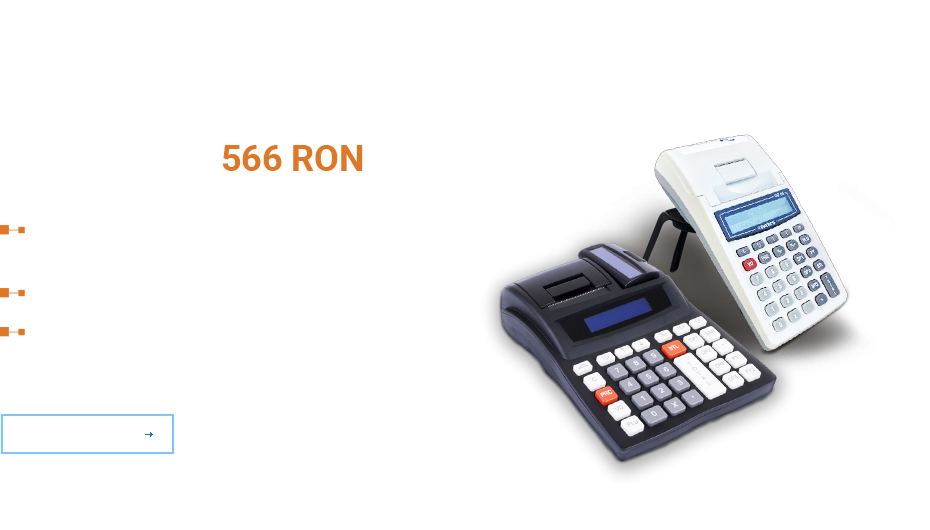 Datecs cash registers from 498 Lei, VAT included